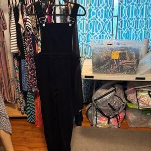 Forever 21 Black Corduroy Jumpsuit